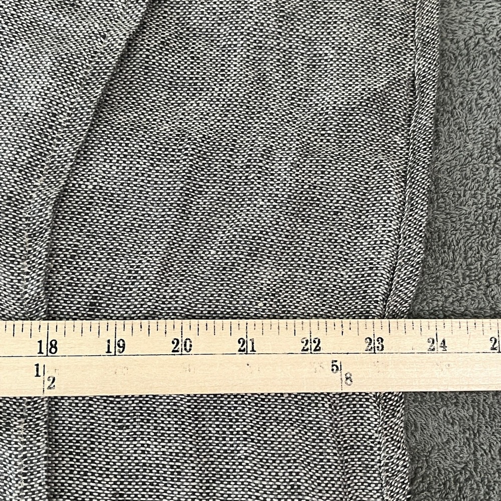 Flax Top Womens P Gray Linen Cowl Neck Long Sleeve Casual Lightweight Travel - Picture 8 of 9